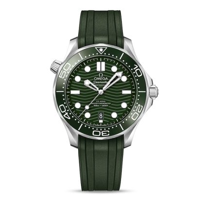 Omega Seamaster Diver 300m Co-Axial Master Chronometer 42mm Mens Watch Green O21032422010001